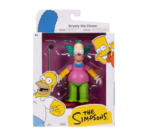 The Simpsons - Krusty The Clown - 5” - Jakk’s Pacific (7750487081136)