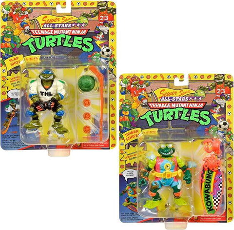 TMNT - Classic Sewer Sports 2 Pack - Classic Playmates (7751039680688)