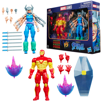 Marvel Legends - Iron Man vs Spiral - Gamerverse