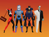 Batman: The Animated Series - Two Face Harley Quinn Mr Freeze Batman Set - 5 Points - Mezco (7764229914800)