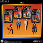 Batman: The Animated Series - Two Face Harley Quinn Mr Freeze Batman Set - 5 Points - Mezco (7764229914800)