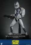 Star Wars: The Clone Wars - 104th Battalion Wolfpack Clone Trooper (Deluxe) - TMS143 - Hot Toys (7768980193456)