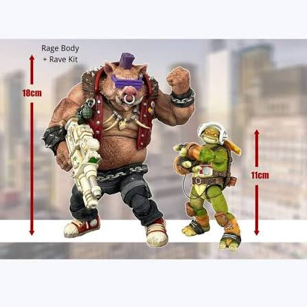 Rage Toys 1/12 サムライフォース グリンブルスティ 可動フィギュア Samurai Force - Gullinbursti with Rave Toys Accessories - Rage