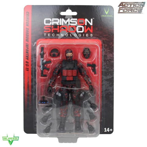 Action Force - Crimson Shadow Infantry - Valaverse (7802717372592)