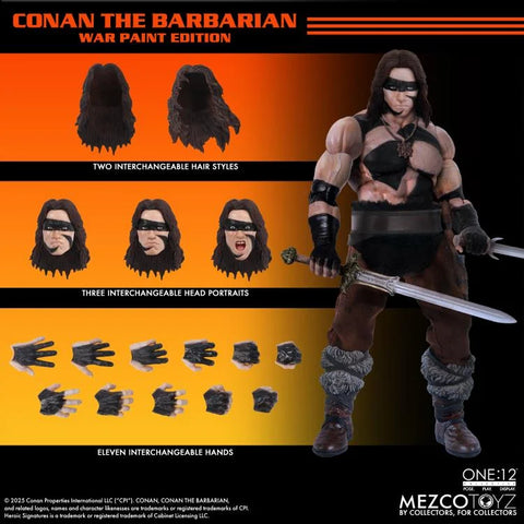 One:12 Collective - Conan (War Paint Edition) - Conan The Barbarian (1982) - Mezco (7806545789104)