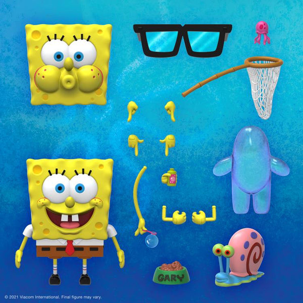 SpongeBob SquarePants - SpongeBob and Gary Ultimates - Super7 (7409634541744)