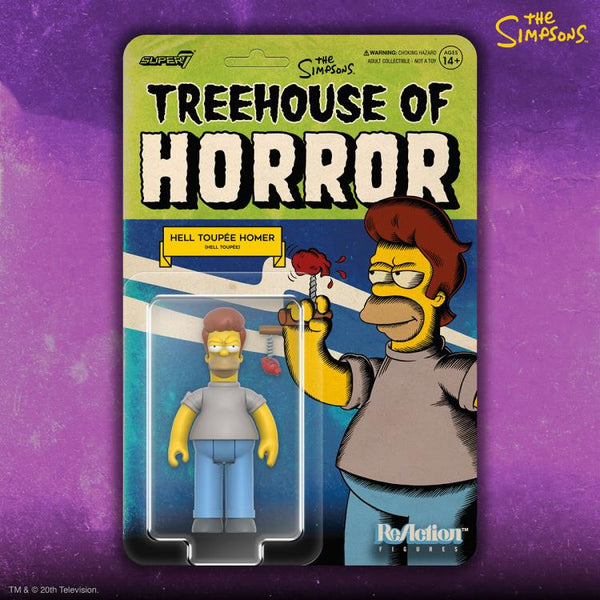 The Simpsons Hell Toupee Homer Treehouse of Horror ReAction eCollectibles