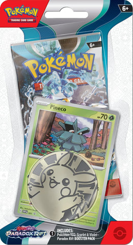 Pokemon TCG - Pineco Checklane Blister - Paradox Rift (7425259602096)