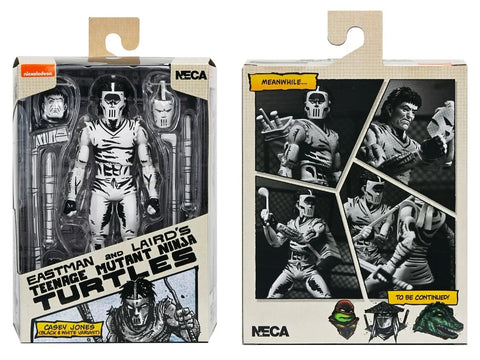 TMNT - Casey Jones (Black and White) - Mirage - NECA (7851403215024)
