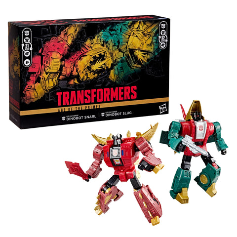 Transformers Age of the Primes - Dinobot Snarl and Dinobot Slug - G2 Universe - Exclusive (7871863226544)