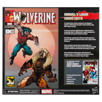 Marvel Legends - Logan (Wolverine) and Sabretooth 50th Anniversary 2 Pack (7456452575408)