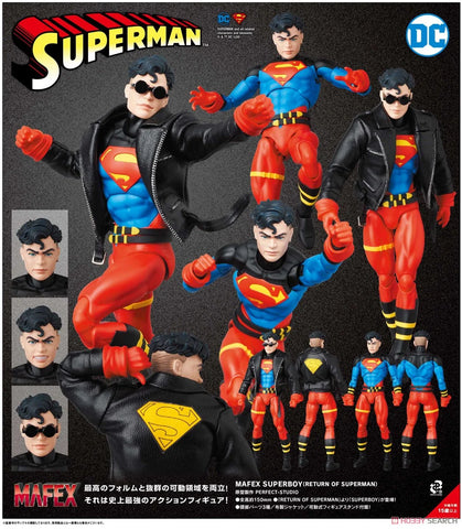 Superman: Return of Superman - Superboy No.232 - MAFEX (7457067925680)