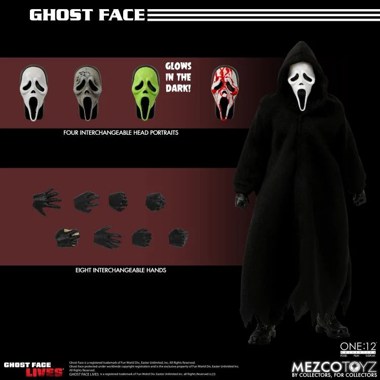 mezco one12collective ghost face 未開封品 One:12 Collective - Ghostface - Scream - Mezco – eCollectibles