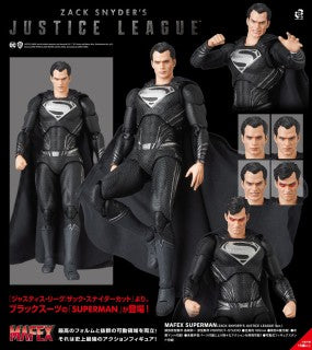 Justice League - Superman (Black Suit) - MAFEX 174 (7334917636272)