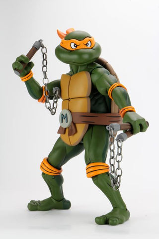 TMNT - 1/4 Scale Michelangelo - Cartoon NECA (7347544719536)