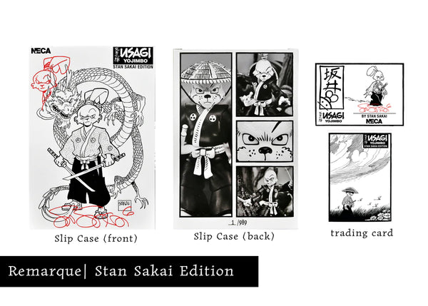 TMNT - Usagi Yojimbo B&W Signed/Sketch Stan Sakai - NECA (7337883402416)