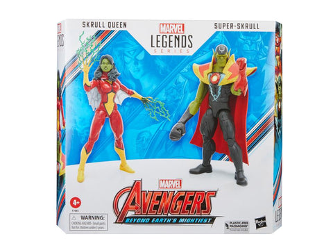 Marvel Legends - Skrull Queen and Super Skrull - Avengers 60th (7333379342512)