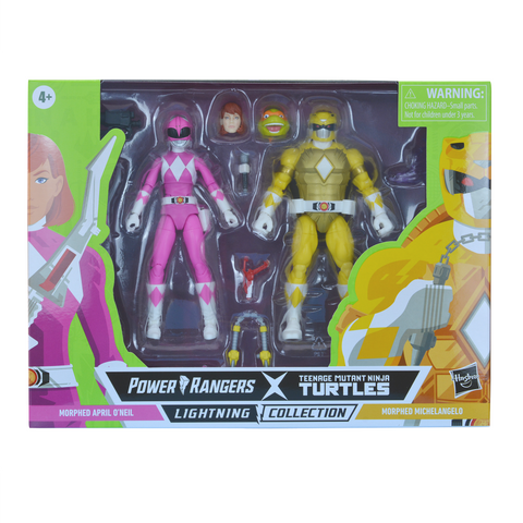 MMPR x TMNT Lightning Collection - Morphed Michelangelo and Raphael (6798584414384)