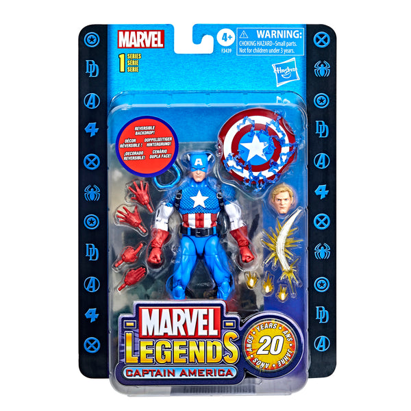 Marvel Legends - 20th Anniversary Series 1 Captain America 6-inch Action Figure (6952987295920)