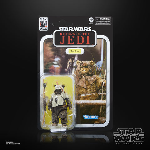 Star Wars The Black Series - Paploo (Ewok)- 40th Anniversary ROTJ (7250475319472)