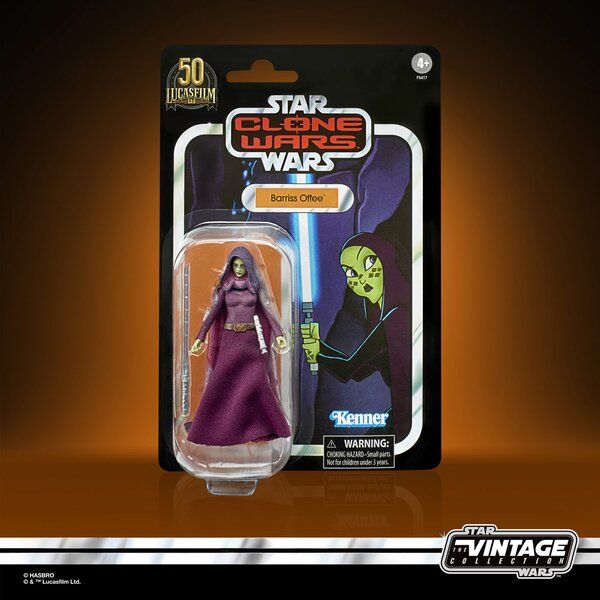 Star Wars The Vintage Collection - Barriss Offee - Clone Wars - Wal-Mart Exclusive (7003170373808)