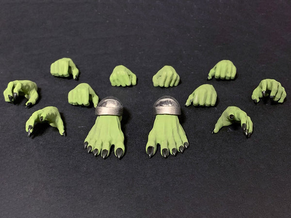 Mythic Legions - Hands and Feet (Green Orc) - Arethyr Wave (6681991708848)