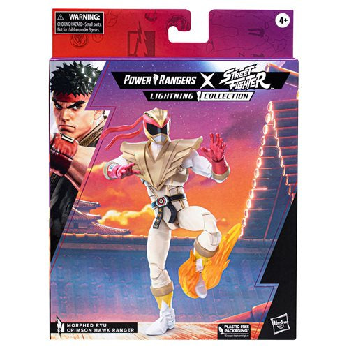 Power Rangers x Street Fighter -  Morphed Ryu Crimson Hawk Ranger - Lightning Collection (7169916207280)