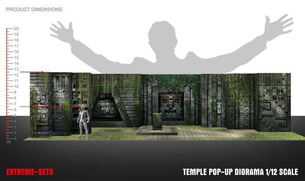 Extreme Sets - Temple Pop-Up Diorama - 1/2 Scale (7263908855984)