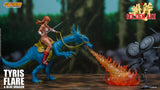Golden Axe Tyris Flare and Blue Dragon 1/12 Scale Figure Set (6773910143152)