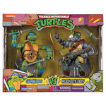 TMNT - Leonardo Vs Rocksteady (Classic) - Playmates (7061396291760)