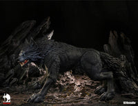 Giant Black Wolf (Basic) - D20 Studios (7033517146288)