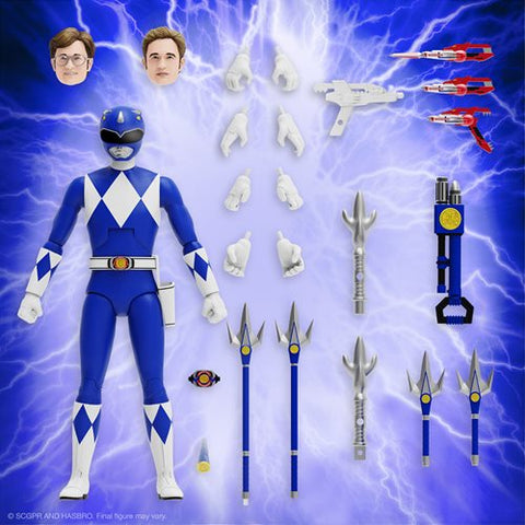 Super7 Ultimates - Power Rangers - Mighty Morphin’ Blue Ranger - Wave 3 (7073171505328)