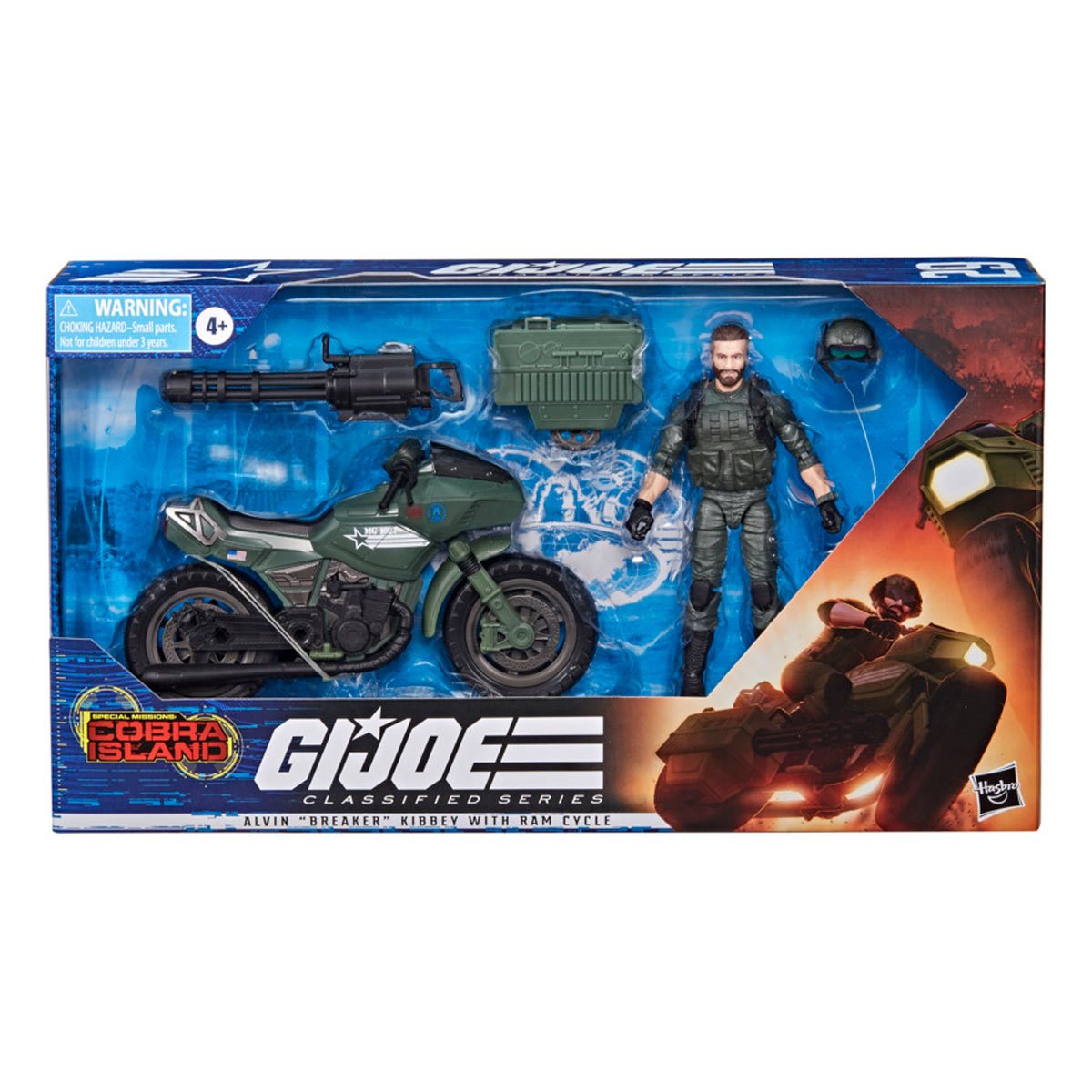 Gi Joe Classified Series Breaker With Ram Cycle Exclusive Ecollectibles 5240