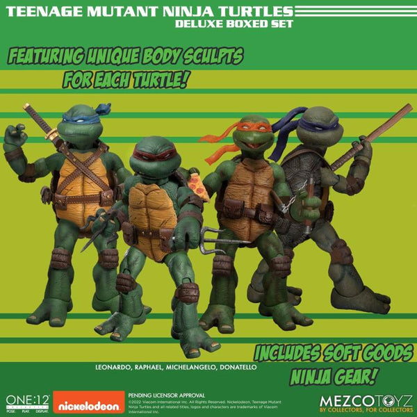 One:12 Collective - Teenage Mutant Ninja Turtles Deluxe Set - Mezco (7263403245744)