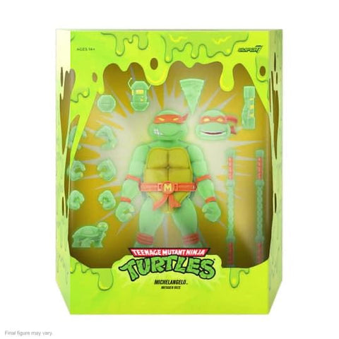 TMNT - GITD Michelangelo Mutagen Ooze - Super7 (7293957734576)