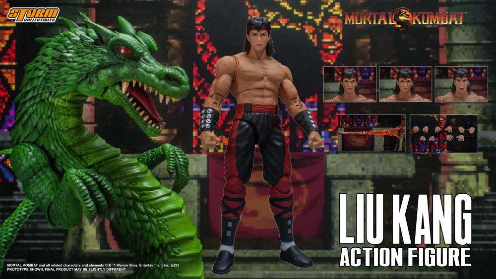 Storm Collectiblesモータルコンバット Liu Kang 限定版 Mortal Kombat - Liu Kang and Dragon - Storm Collectibles