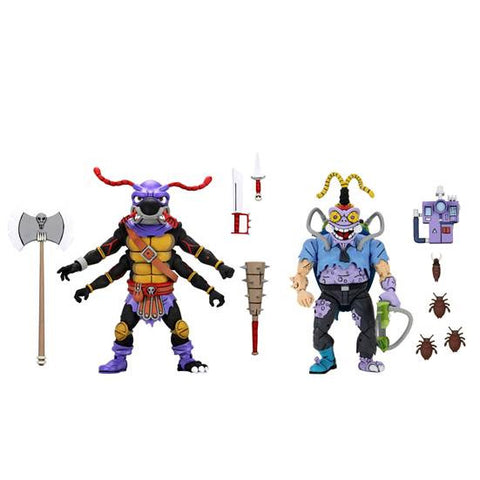 Teenage Mutant Ninja Turtles - Antrax and Scumbug - Cartoon Neca (6637730758832)