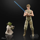 Star Wars The Black Series Luke Skywalker and Yoda (Jedi Training) 6-Inch Action Figures (5545725821096)