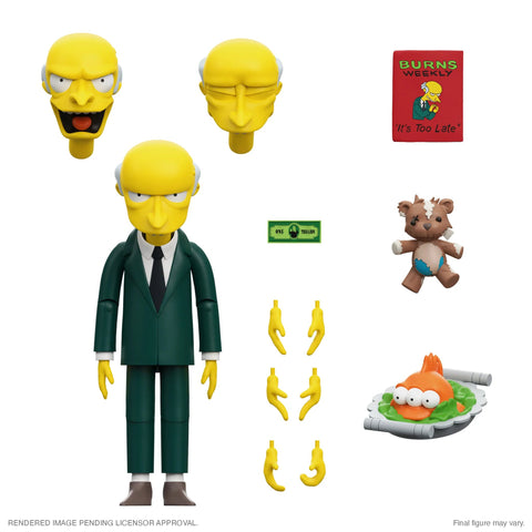 The Simpsons - Mr Burns - Wave 3 - Super7 Ultimates (7123087130800)