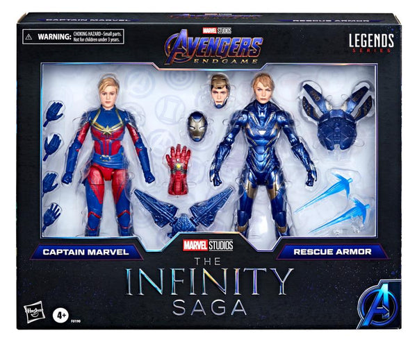 Marvel Legends - Captain Marvel and Rescue Armor - Infinity Saga (7204909744304)
