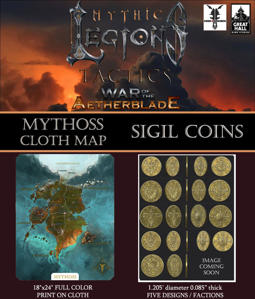 Mythic Legions - Cloth Map of Mythos - Aetherblade (6983371030704)