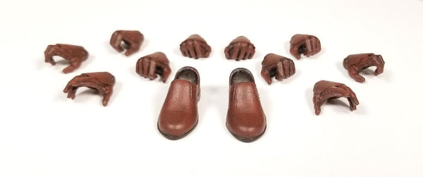 Mythic Legions - Brown Leather Hand/Foot Pack - Illythia Wave (6172544368816)